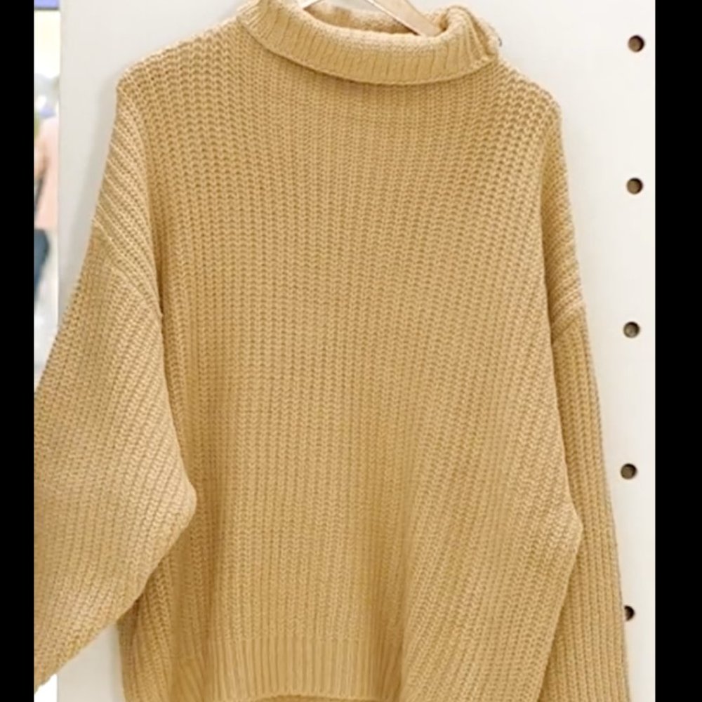 Free People Swim Too Deep Turtleneck Sweater